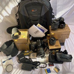 Extensive Nikon Digital Photography System